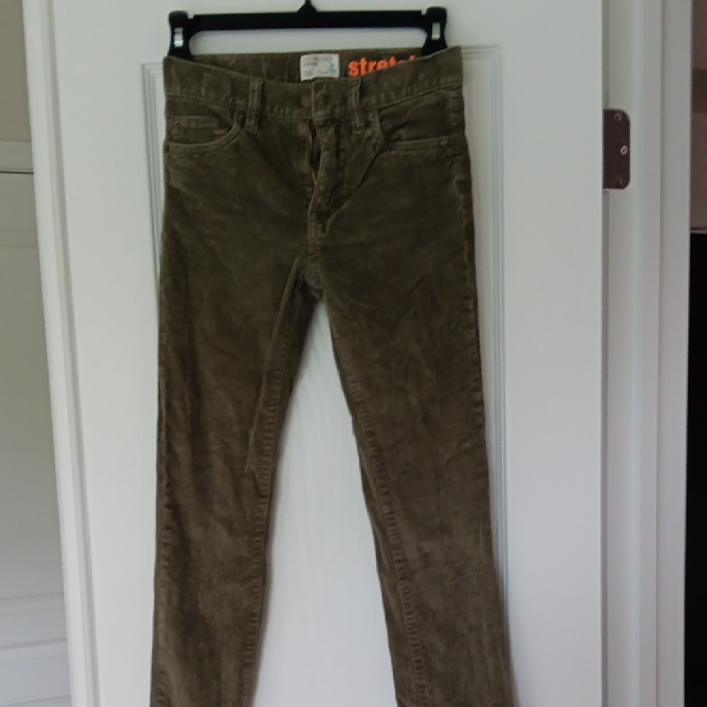 J. Crew Factory Kids Casual Corduroy Pants - Olive